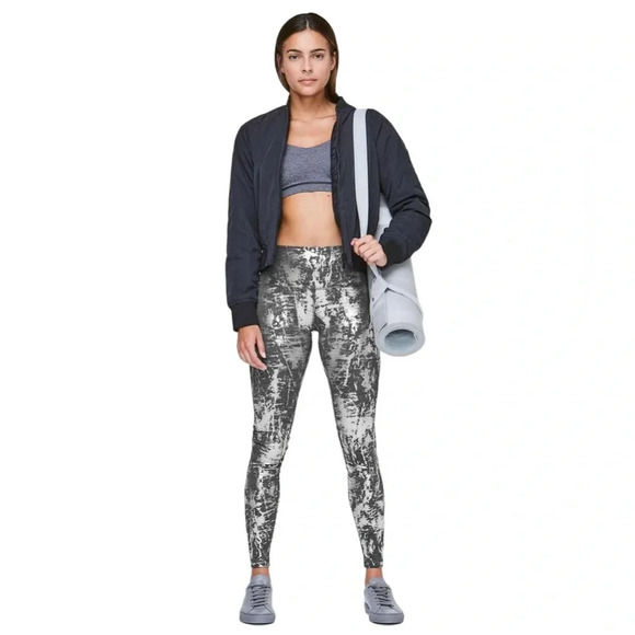 Lululemon Wunder Under Hi-Rise Tight Brindle Foil 28 W5BIHS Crinkle Heather 6 - Picture 6 of 11